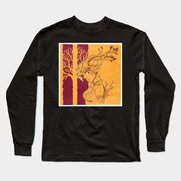 Dryad Long Sleeve T-Shirt by jpowersart